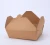 Import Delivery take away disposable meal containers Kraft paper food packing box from China