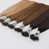 Deluxe Russian Cuticle Keratin ITip Flat/U Tips Human Hair Extension, Nano Ring Link Tip Hair Extensions