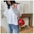 Import Designer Contrast Color Soccer Ball Handbags Mini Round Shoulder Bag Women Chains Luxury Crossbody Bag Lady Funny Messenger Sac from China