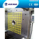 Desktop injection molding machine quick die change in 3 minutes magnetic clamping platen system