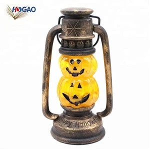 Desktop new product ideas 2018 wholesale OEM retro oil lamp led battery decorations gift halloween lights for party home decor