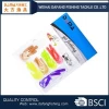 DF1004 customized soft plastic bait bags for fishing worm