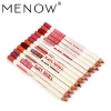 DHLFree shipping 600PCS M.n MENOW Brand Make Up True Lips 12Color Lip Liner Pencil Waterproof Professional Lip Liner