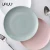 Import Dinner plateseuropestyle high quality good price porcelain plate set durable glazed pink ceramicplatesdishesrestaurant from China