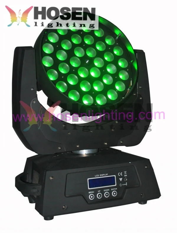 discount Hot Hosen lighting zoom led moving head wash 36pcs RGBWAUV 6in1 18W led stage light led stage lights