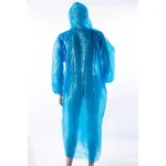 Disposable adult plastic raincoat PE disposable rain poncho rain coat