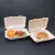 disposable dinnerware sets sugarcane bagasse takeout lunch box biodegradable fast food paper packaging for to go