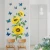 Import DIY Decorative sunflower butterfly wall sticker living room decoration decal pvc sticker from China