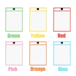 Document Holder Desk File Storage Bag 12 Pocket File Organizer Filling Folder PP PVC Dry Erasable Pockets Transparent   File