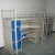 Import dormitory metal double bunk bed with desk and wardrobe from China