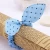 Import Dotted wave point rabbit ears hair ties elastic hair bands head rope Korean hair accessories bow scrunchies from China