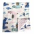 Import Double layer plush fleece newborn infant blankets cartoon printed minky dot faux fur toddler swaddle wrap travel baby blanket from China