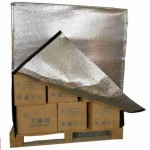 double metallic film single bubble pallet cover for land transportation of fresh vegetables