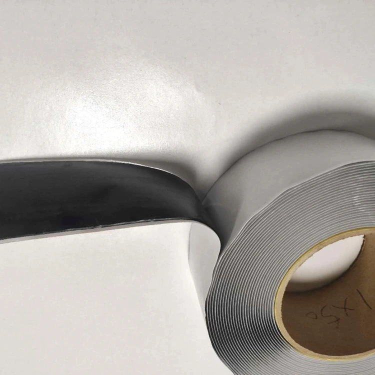 double-sided butyl tape with black colour of 2mm thickness 20mm width from  factory produce