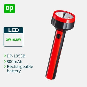 DP 3W high brightness plastic bright big torch flashlight