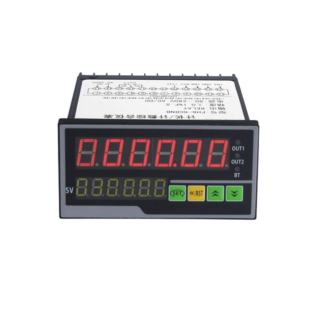 DPF 4-20mA Analog Output Digital Electrical RPM Frequency Tacho Linespeed Counter Meter/6 LED Display 24Vdc/AC220V (IBEST)