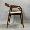 Dreamhasue Nordic Japanese Style Simple Modern Solid Wood Chairs Dining Chair Home Furniture Restaurant  Hotel Cafe Chair