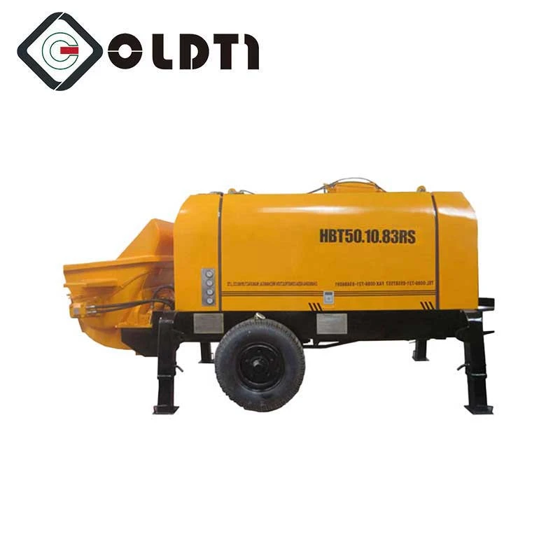 Durable hydraulic trailer mobile concrete pumps