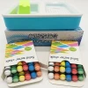 Dust Free Color Chalk 12pcs box Children&#39;s drawing board chalk teaching Accessories