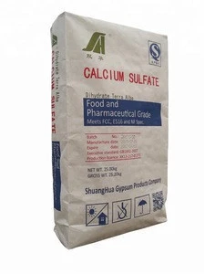 E516 food additive for tofu calcium sulfate / dehydrate calcium sulfate powder / hs code 283329
