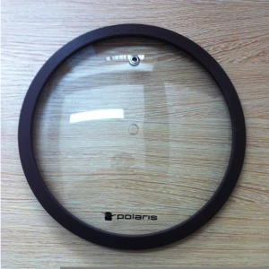 Eco-friendly Tempered Glass Silicone Pot Lid