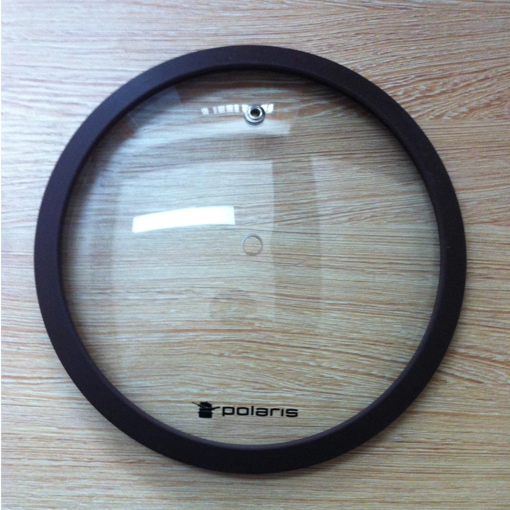 Eco-friendly Tempered Glass Silicone Pot Lid