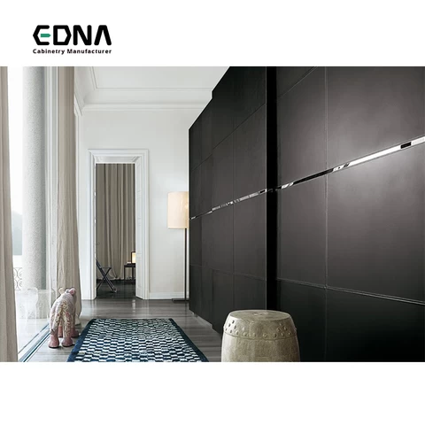 EDNA Armoire Cabinet Closet Modern Interior Design Household Glss Wardrobe Designs