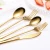 Import Elaborately build stainless steel tableware set smooth surface color tableware set from China