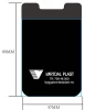 elastic Lycra cloth pocket Flexible bag Card Case credit card transact card holder phone case wallet
