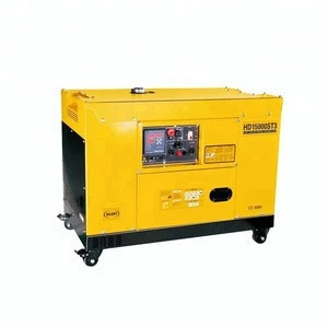 Electric Starting Engine Fully Closed Three Phase Silent Diesel Generator
