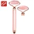 Import Electric Vibrating Massager Jade Roller Rose Quartz Face Massager Anti Aging Facial Therapy from China
