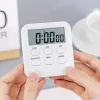 Electronic timer multifunctional kitchen 24-hour timer with time alarm clock countdown reminder small clock