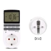 Electronically programmable digital timer switch socket