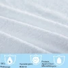 Elegant High Quality White Home Mattress Cotton Waterproof Protector Fabric Mattress Cover