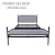 Import Elegantly Durable Metal Frame Bed from China