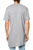 Elongated t shirts - Longline cotton t shirt/elongated t shirt/bulk blank bamboo t-shirts wholesale