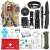 Import Emergency Survival Kit with Multitools | 12-in-1 Outdoor Survivals Gear Tool with Military Compass, Folding Knife, Tactical Pen from China