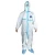 Import EN14126 Disposable Coverall SF Non Woven Workwear with Hood 55g Coverall CE Approved from China