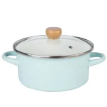 Enamel Pot Soup Double Ear Milk Stew Chinese Medicine Steamer Induction Cooker Universal