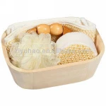 environmental and natural wooden bath and body gift set