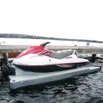 ET-30FD01 PE Floating Dock for Jet Ski & watercraft, safe Personal Docking