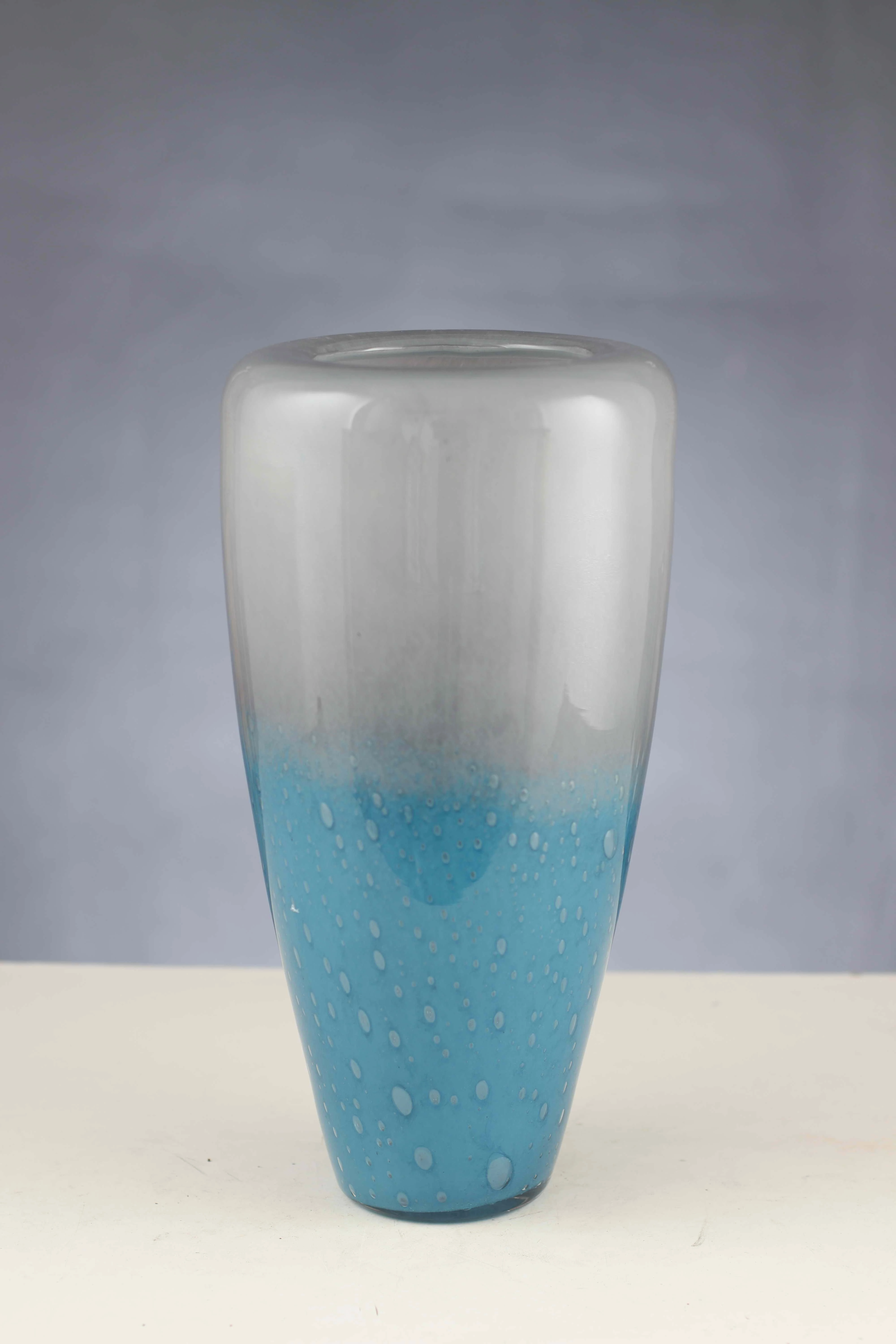 European combination blue and grey tone vase for room decoration