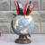 Import European earth globe pen holder Makeup Brush Plastic Container desktop stationery organizer office supplies desk accessories from China