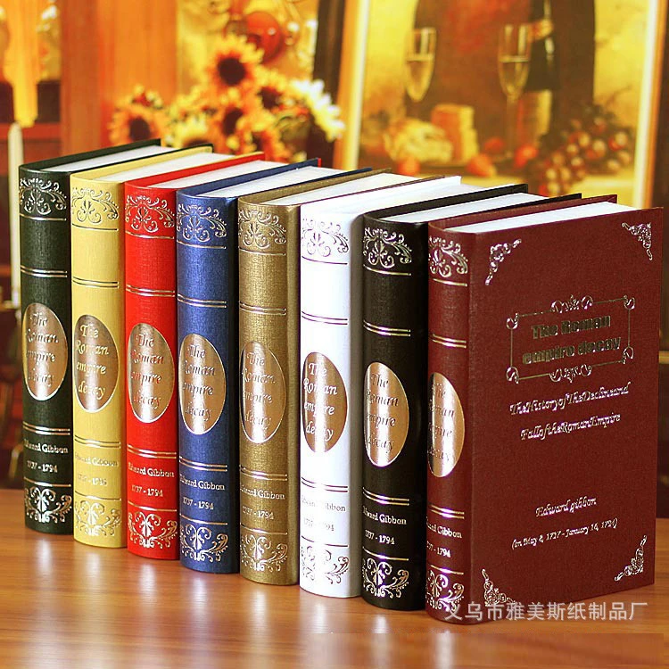 European Fake Book Decoration Study Prop Books Decoration Living Room Cabinet Simulation Books Accessories Gift Home Decor