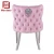 Import European retro luxury furniture tufted velvet dining chairs lion ring knocker dinning room upholstered chairs from China