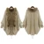Import European Style Fur Collar Bat Sleeve Knitted Cardigan Shawl Coat Winter Sweater from China