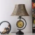 Import European-style table lamp bedroom bedside lamp creative fashion with mute clock home living room bedside table lamps from China