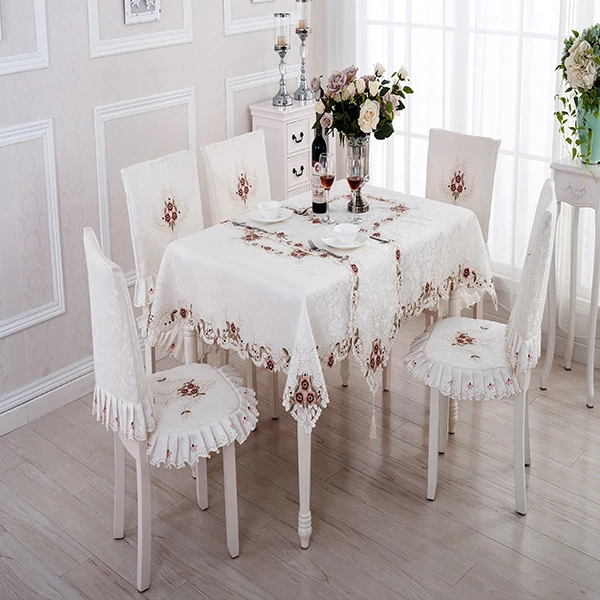 European style Tablecloths, table runners, napkins Jacquard fabric dining table cloth