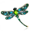 European vintage animal brooch big dragonfly brooch for women