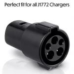 Evse Connector Socket Ev Charger Adapter Ac Type 1 Sae J1772 To Tesla Charging Adapter